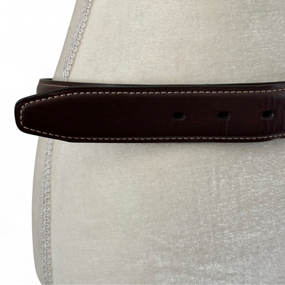 Columbia Sportswear Brown Genuine Leather Classic Belt Mens Size XL 42-44 - Picture 4 of 8